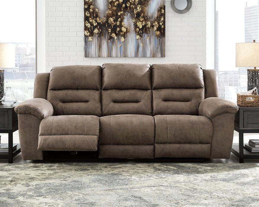 Stoneland Power Reclining Sofa - World Furniture Gallery (Newark, CA)