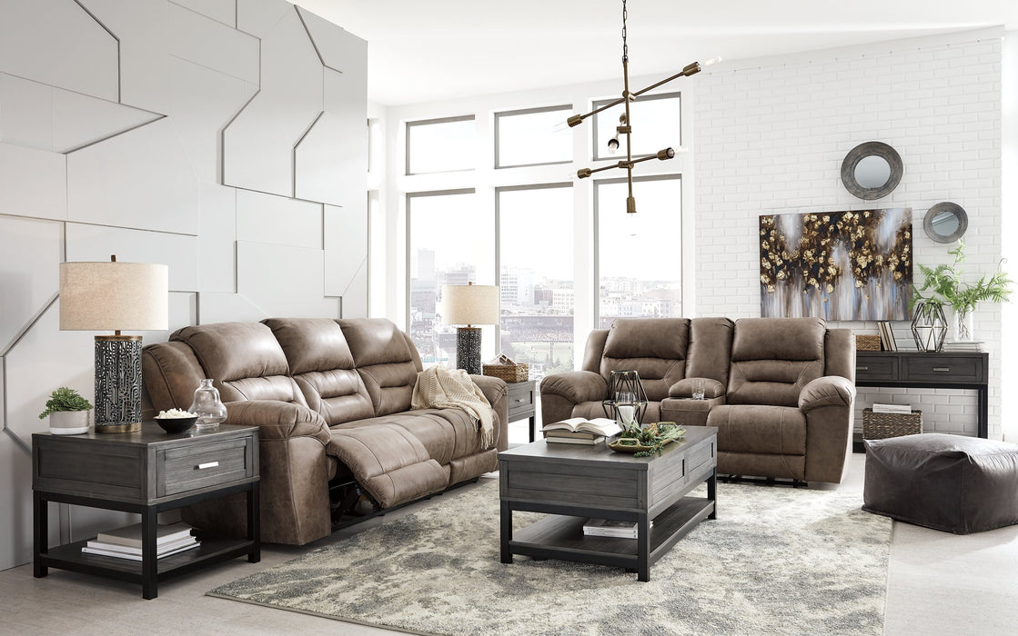 Stoneland Reclining Sofa - World Furniture Gallery (Newark, CA)