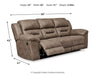 Stoneland Reclining Sofa - World Furniture Gallery (Newark, CA)