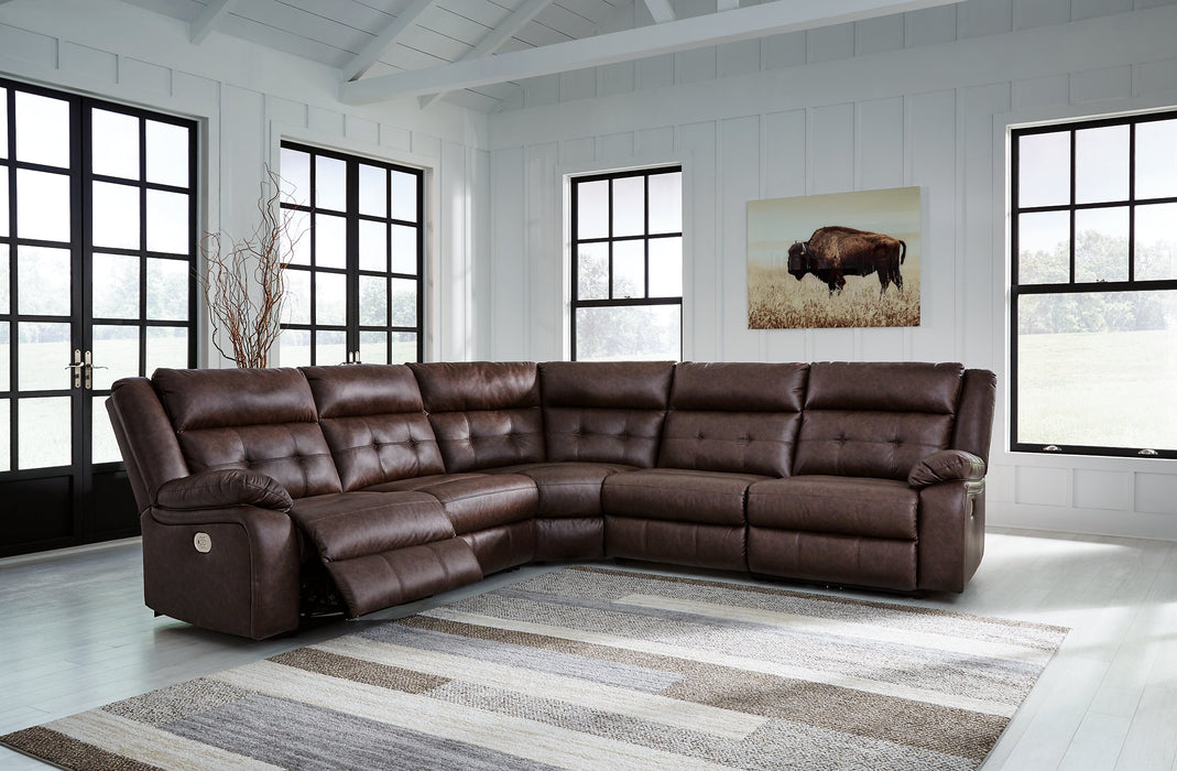 Punch Up Power Reclining Sectional - World Furniture Gallery (Newark, CA)