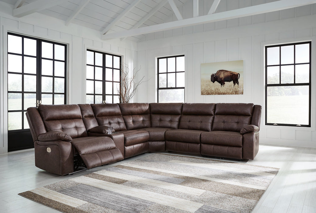 Punch Up Power Reclining Sectional - World Furniture Gallery (Newark, CA)