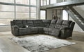 Nettington Power Reclining Sectional - World Furniture Gallery (Newark, CA)