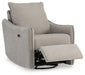 McBurg Swivel Power Recliner - World Furniture Gallery (Newark, CA)