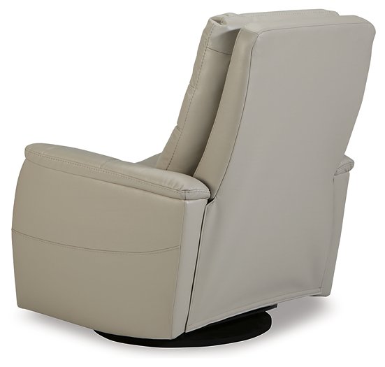 Riptyme Swivel Glider Recliner - World Furniture Gallery (Newark, CA)