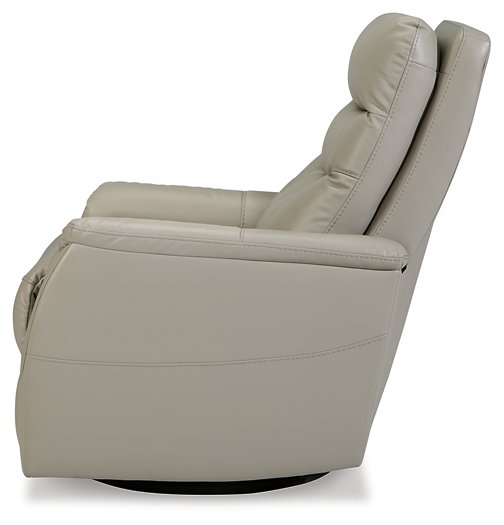 Riptyme Swivel Glider Recliner - World Furniture Gallery (Newark, CA)