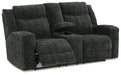 Martinglenn Reclining Loveseat with Console - World Furniture Gallery (Newark, CA)