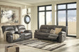 Dunwell Power Reclining Loveseat with Console - World Furniture Gallery (Newark, CA)