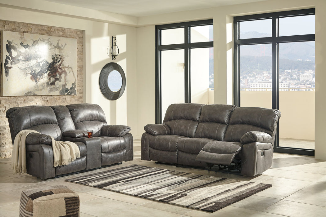 Dunwell Power Reclining Sofa - World Furniture Gallery (Newark, CA)