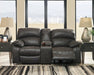 Dunwell Power Reclining Loveseat with Console - World Furniture Gallery (Newark, CA)