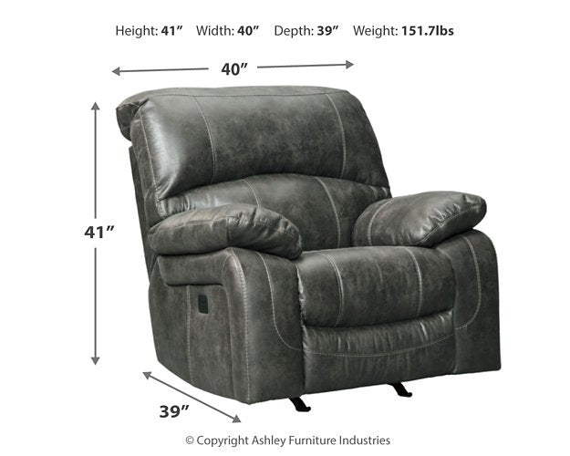 Dunwell Power Recliner - World Furniture Gallery (Newark, CA)