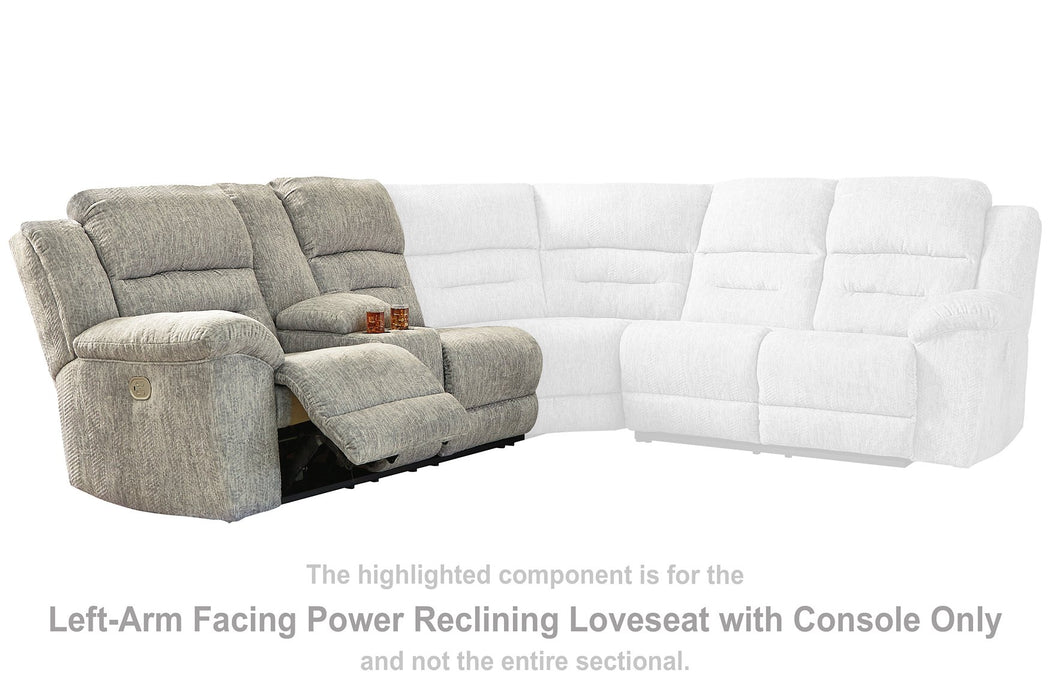 Family Den Power Reclining Sectional - World Furniture Gallery (Newark, CA)