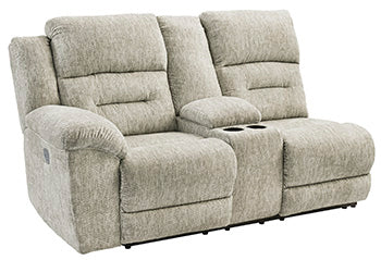 Family Den Power Reclining Sectional - World Furniture Gallery (Newark, CA)