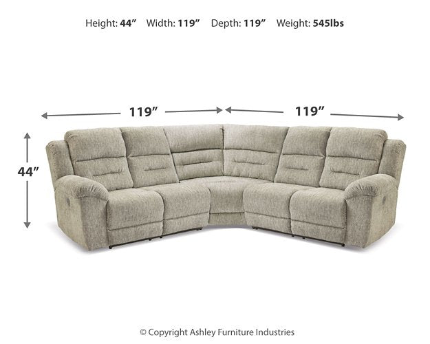 Family Den Power Reclining Sectional - World Furniture Gallery (Newark, CA)