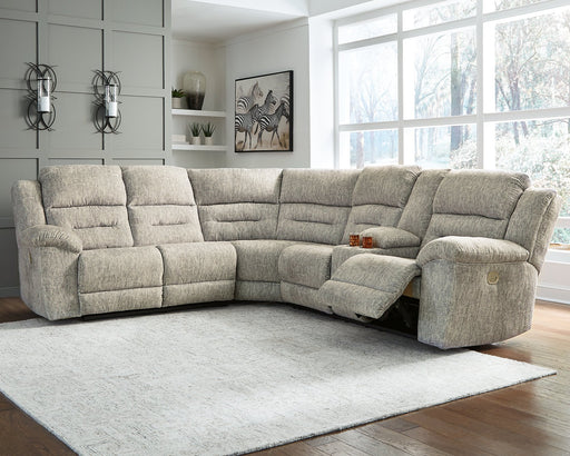 Family Den Power Reclining Sectional - World Furniture Gallery (Newark, CA)