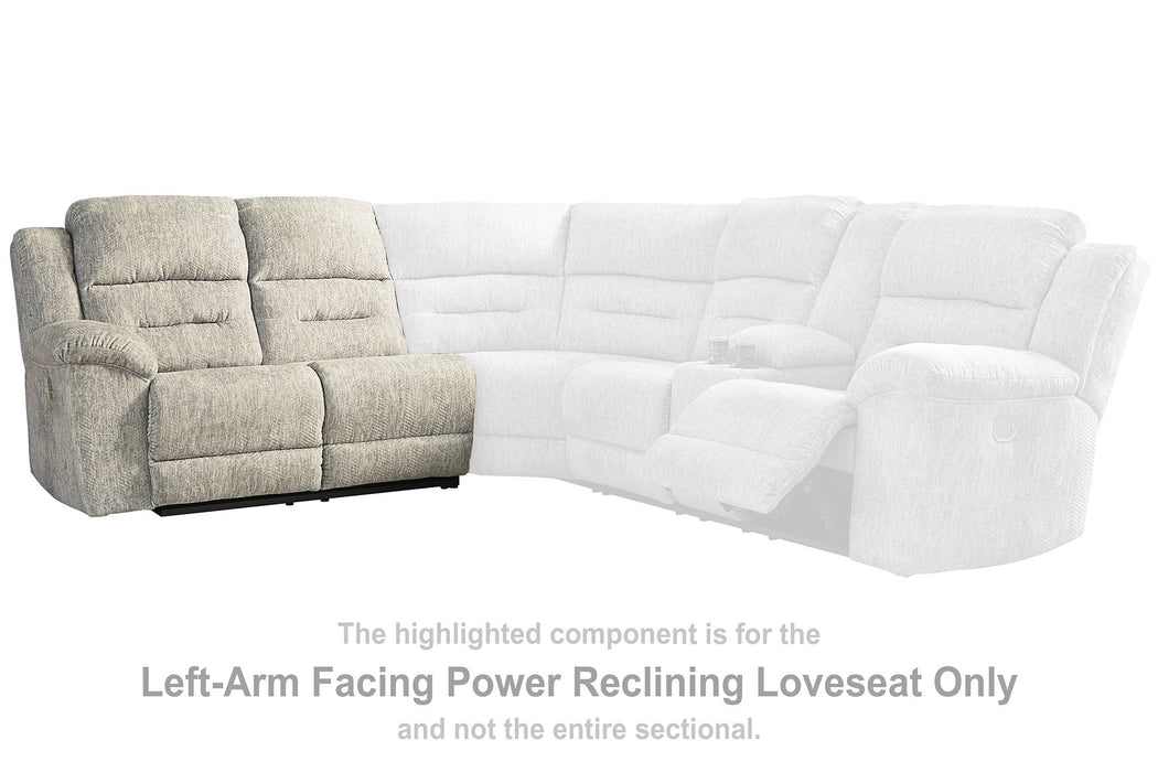 Family Den 3-Piece Power Reclining Sectional - World Furniture Gallery (Newark, CA)