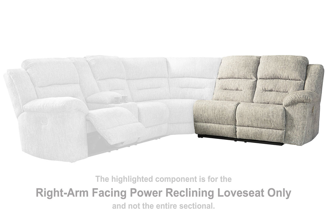 Family Den 3-Piece Power Reclining Sectional - World Furniture Gallery (Newark, CA)