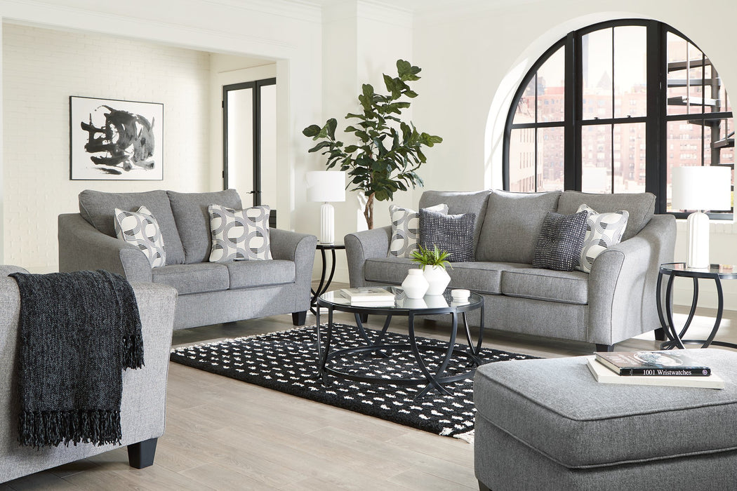 Mathonia Living Room Set - World Furniture Gallery (Newark, CA)