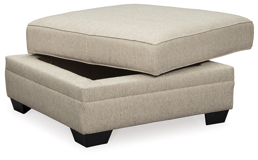 Luxora Ottoman With Storage - World Furniture Gallery (Newark, CA)