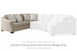 Brogan Bay 3-Piece Sectional with Cuddler - World Furniture Gallery (Newark, CA)