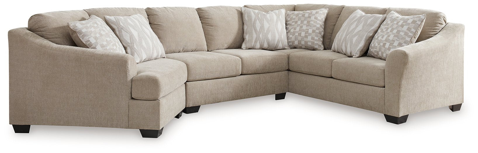 Brogan Bay 3-Piece Sectional with Cuddler - World Furniture Gallery (Newark, CA)