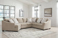 Brogan Bay 3-Piece Sectional with Cuddler - World Furniture Gallery (Newark, CA)