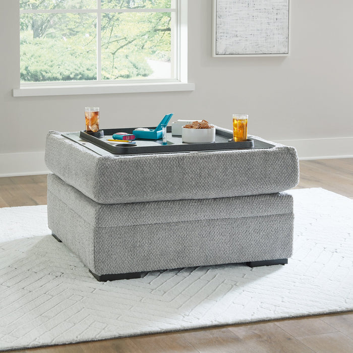 Casselbury Ottoman With Storage - World Furniture Gallery (Newark, CA)