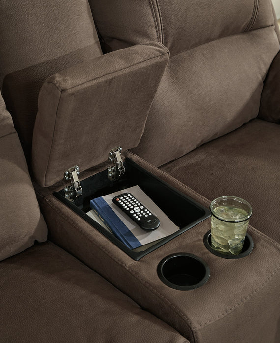 Next-Gen Gaucho Power Reclining Loveseat with Console - World Furniture Gallery (Newark, CA)