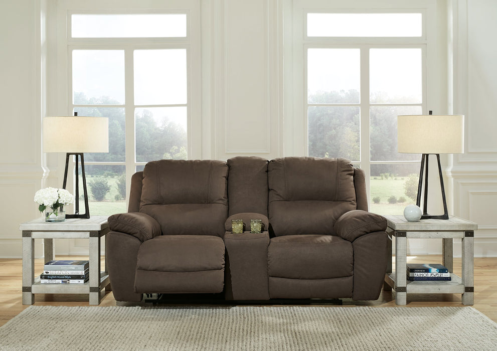 Next-Gen Gaucho Reclining Loveseat with Console - World Furniture Gallery (Newark, CA)