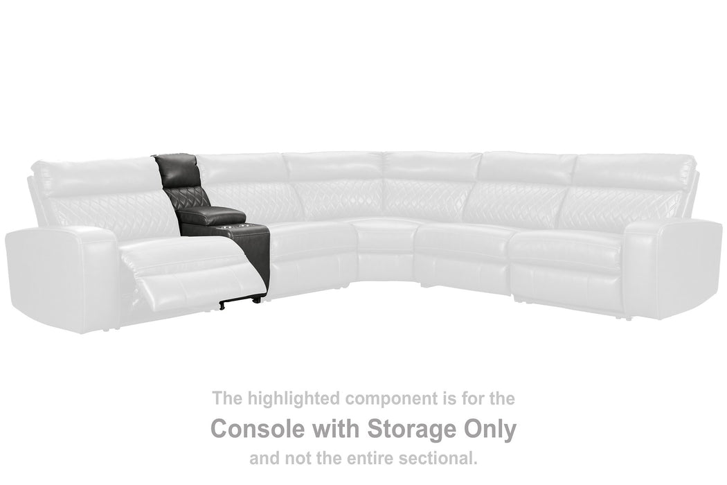 Samperstone Power Reclining Sectional - World Furniture Gallery (Newark, CA)