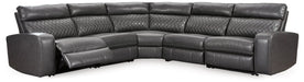 Samperstone Power Reclining Sectional - World Furniture Gallery (Newark, CA)