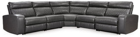 Samperstone Power Reclining Sectional - World Furniture Gallery (Newark, CA)