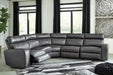 Samperstone Power Reclining Sectional - World Furniture Gallery (Newark, CA)