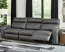 Samperstone Power Reclining Sectional - World Furniture Gallery (Newark, CA)