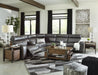 Samperstone Power Reclining Sectional - World Furniture Gallery (Newark, CA)