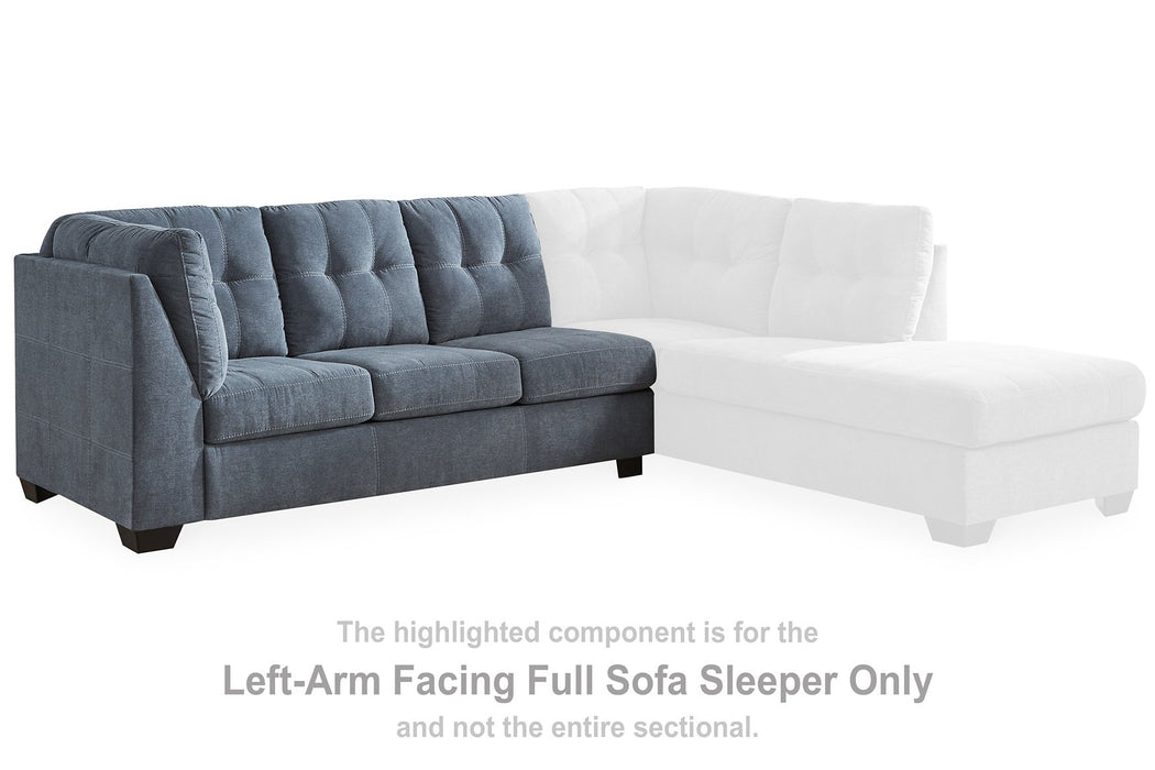 Marleton 2-Piece Sleeper Sectional with Chaise - World Furniture Gallery (Newark, CA)