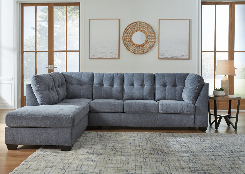 Marleton 2-Piece Sectional with Chaise - World Furniture Gallery (Newark, CA)