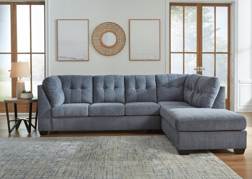 Marleton 2-Piece Sectional with Chaise - World Furniture Gallery (Newark, CA)