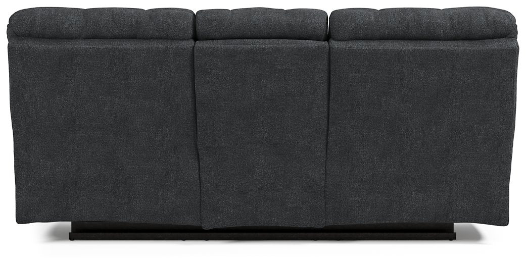 Wilhurst Reclining Sofa with Drop Down Table - World Furniture Gallery (Newark, CA)