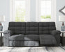 Wilhurst Reclining Sofa with Drop Down Table - World Furniture Gallery (Newark, CA)