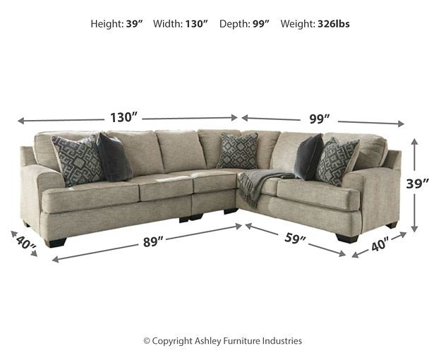 Bovarian Sectional - World Furniture Gallery (Newark, CA)