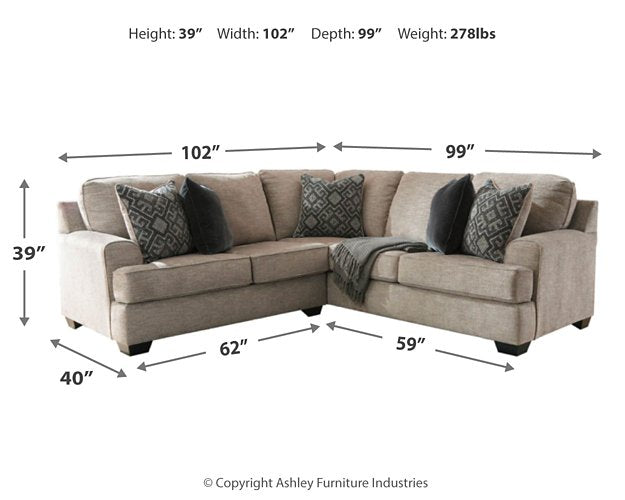 Bovarian Sectional - World Furniture Gallery (Newark, CA)