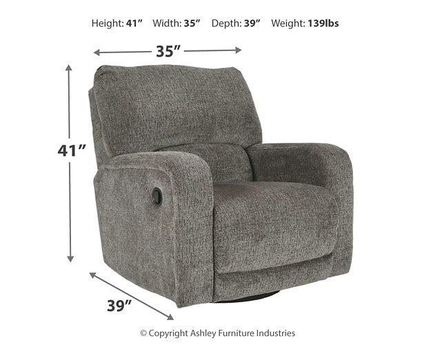 Wittlich Swivel Glider Recliner - World Furniture Gallery (Newark, CA)