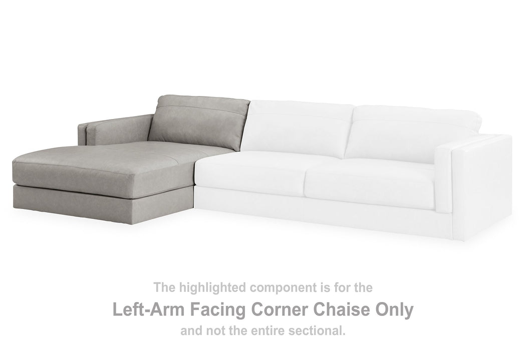 Amiata Sectional with Chaise - World Furniture Gallery (Newark, CA)