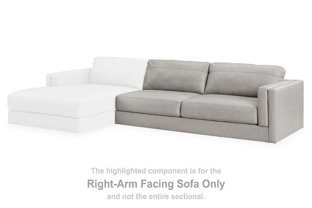 Amiata Sectional with Chaise - World Furniture Gallery (Newark, CA)