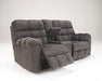 Acieona Reclining Loveseat with Console - World Furniture Gallery (Newark, CA)