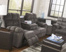 Acieona Reclining Sofa with Drop Down Table - World Furniture Gallery (Newark, CA)