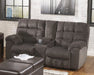 Acieona Reclining Loveseat with Console - World Furniture Gallery (Newark, CA)