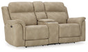 Next-Gen DuraPella Power Reclining Loveseat with Console - World Furniture Gallery (Newark, CA)