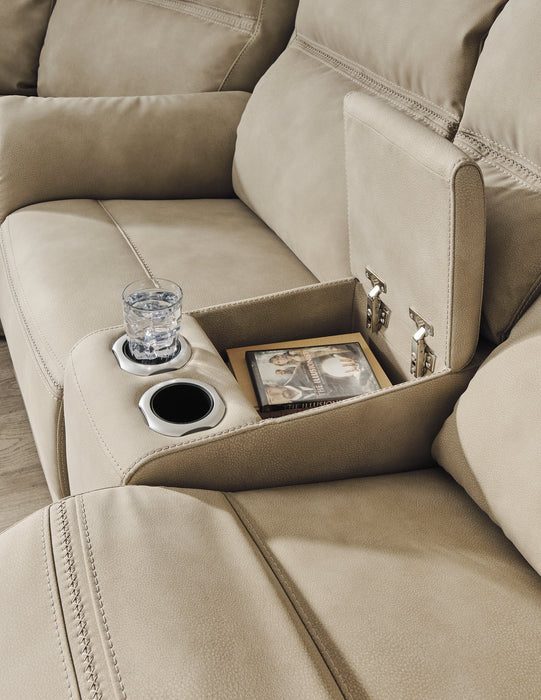 Next-Gen DuraPella Power Reclining Loveseat with Console - World Furniture Gallery (Newark, CA)