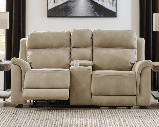 Next-Gen DuraPella Power Reclining Loveseat with Console - World Furniture Gallery (Newark, CA)